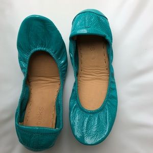 EUC Tieks Patent Turquoise Size 8